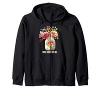 Camiseta de verano con frasco de flores silvestres Elige la bondad sobre el Sudadera con Capucha