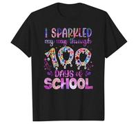 Camiseta de verano de manga corta para mujer, estilo informal, con texto en inglés "We Out Teachers", Negro, XXL