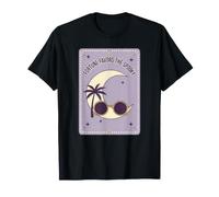 Camiseta de Verano Fortune Favors The Spooky Moon Tarot Camiseta