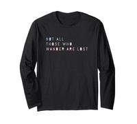 Camiseta de Verano Not All Those Who Wander Are Lost Manga Larga