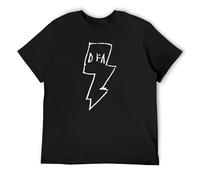 Camiseta de verano para hombre DFA Records James Murphy LCD Soundsystem Punk Funk House Label cuidadosamente diseñada, cada diseño es justo, Negro, L