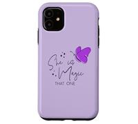 Camiseta de verano para mujer She is Magic That One Butterfly Carcasa para iPhone 11