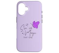 Camiseta de verano para mujer She is Magic That One Butterfly Carcasa para iPhone 16
