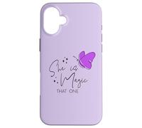 Camiseta de verano para mujer She is Magic That One Butterfly Carcasa para iPhone 16 Plus