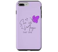 Camiseta de verano para mujer She is Magic That One Butterfly Carcasa para iPhone 7 Plus/8 Plus