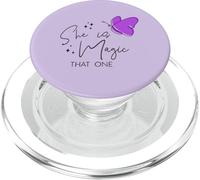 Camiseta de verano para mujer She is Magic That One Butterfly PopSockets PopGrip para MagSafe