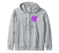 Camiseta de verano para mujer She is Magic That One Butterfly Sudadera con Capucha