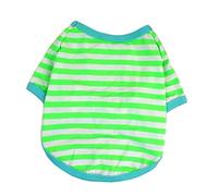 Camiseta de verano para perro, chaleco para perro, camisetas suaves y frescas, chalecos a rayas, ropa transpirable para cachorros, gatitos, gatos, perros pequeños y medianos