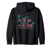 Camiseta de Verano Salt in The Air Sand in My Hair Beach Sudadera con Capucha