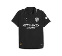 Camiseta de Visita del Manchester City Temporada 2025/26 - Auténtica con Caja de Regalo - Hombre - Negro - Talla: L
