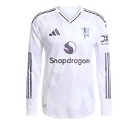 Camiseta de visitante auténtica de manga larga del Manchester United 2025/26 M