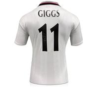 Camiseta de visitante del Manchester United firmada por Ryan Giggs