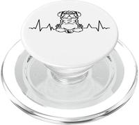Camiseta de yoga, chakra, buda, meditación, perro PopSockets PopGrip para MagSafe