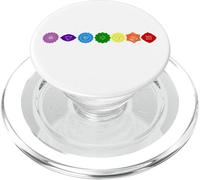 Camiseta de yoga, colección Chakra Meditación PopSockets PopGrip para MagSafe