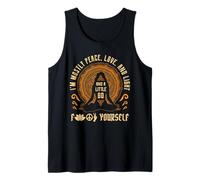 Camiseta de yoga I'm mostly Peace Love and Light and a Little Camiseta sin Mangas