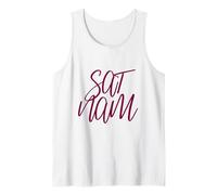 Camiseta de yoga Sat Nam Kundalini para los amantes del yoga Meditación Camiseta sin Mangas