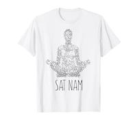 Camiseta de yoga Sat Nam Kundalini para meditación de yoga Camiseta