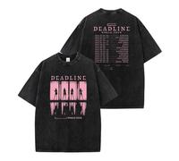 Camiseta Deadline 2025 World Tour con gráfico de Apoyo for High Street, Camiseta de algodón(D,5XL)