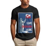 Camiseta Dejad Groenlandia en Paz para Hombre y Mujer, Camiseta Unisex de Manga Corta.