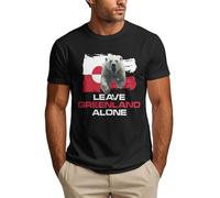 Camiseta Dejad Groenlandia en Paz para Hombre y Mujer, Camiseta Unisex de Manga Corta.