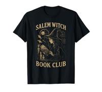 Camiseta del club de libros de brujas de Salem - Regalos espeluznantes para lectores brujos Camiseta