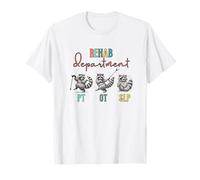 Camiseta del Departamento de Terapia para el Equipo de rehabilitación Camiseta