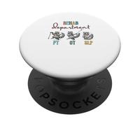 Camiseta del Departamento de Terapia para el Equipo de rehabilitación PopSockets PopGrip Adhesivo