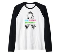 Camiseta del Día de Las Enfermedades Raras 2026 - Concientización sobre Enfermedades Raras Camiseta Manga Raglan