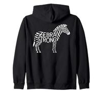 Camiseta del Día de Las Enfermedades Raras 2026 - Concientización sobre Enfermedades Raras de Zebra Sudadera con Capucha