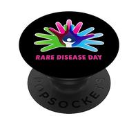 Camiseta del Día de Las Enfermedades Raras 2026 - Concientización sobre Enfermedades Raras PopSockets PopGrip Adhesivo