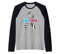 Camiseta del Día de Las Enfermedades Raras 2026 - Enfermedades Raras Fuerte Camiseta Manga Raglan