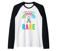 Camiseta del Día de Las Enfermedades Raras 2026 - I Love Rare Disease Awareness Camiseta Manga Raglan