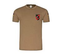 Camiseta del ejército alemán BW Tropen 4 PzGrenBtl 131 Wetzlar Lahn Spilburgo Kaserne #36860 caqui XL