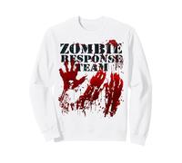 Camiseta del Equipo Zombie Response en la Parte Trasera, Blood Splatter Sudadera