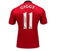 Camiseta del Manchester United 2013-14 firmada por Ryan Giggs.