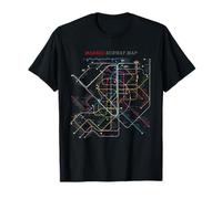 Camiseta del mapa del metro de Madrid | Metro, metro Camiseta