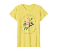 Camiseta del Principito Rosa Camisa Vintage Botánica Tee Camiseta