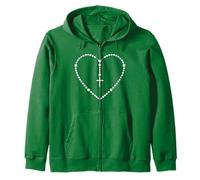 Camiseta del Santo Rosario Virgen María Católicas. Sudadera con Capucha