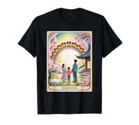 Camiseta del Tarot del arco iris - Camiseta de la felicidad y la armonía de las diez tazas Camiseta