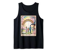 Camiseta del Tarot del arco iris - Camiseta de la felicidad y la armonía de las diez tazas Camiseta sin Mangas