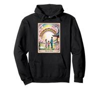 Camiseta del Tarot del arco iris - Camiseta de la felicidad y la armonía de las diez tazas Sudadera con Capucha