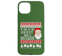 Camiseta del título del Trabajo del Agente | Camiseta de Agente de Navidad Carcasa para iPhone 15 Plus
