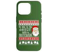 Camiseta del título del Trabajo del Agente | Camiseta de Agente de Navidad Carcasa para iPhone 16 Pro