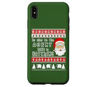 Camiseta del título del Trabajo del Agente | Camiseta de Agente de Navidad Carcasa para iPhone XS MAX