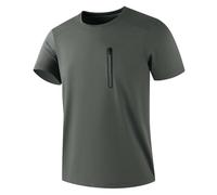 Camiseta Deporte Hombre, Camisetas Básicas De Hombre, Camiseta Deportiva Ligera elástica de Verano para Actividades al Aire Libre con diseño Transpirable sin Costuras.