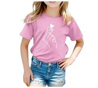 Camiseta Deporte Manga Corta Niño T-Shirt Rock - Camiseta con Estampado Unisex para niños, Camisetas Divertidas diseño de Azul niño y niña, Top 3 a 13 años