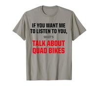 Camiseta Deportiva con Texto en inglés I Only Want To Talk About Quad Bike Camiseta