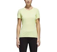 Camiseta deportiva de manga corta adidas Supernova 37C para mujer, amarilla, XS