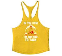 Camiseta Deportiva de Tirantes para Hombre Sin Manga Slim Fit Cómodo Fitness Top Camisetas de Tirante Gimnasio Deporte Senderismo