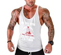 Camiseta Deportiva de Tirantes para Hombre Sin Manga Slim Fit Cómodo Fitness Top Camisetas de Tirante Gimnasio Deporte Senderismo